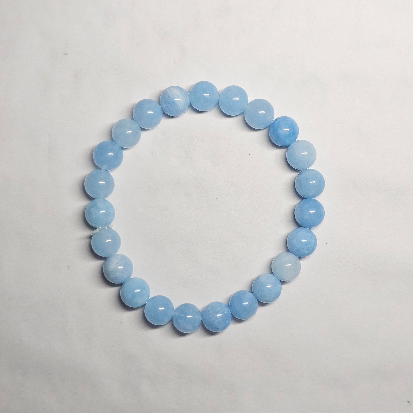 Angelite Bracelet – Serenity & Spiritual Connection